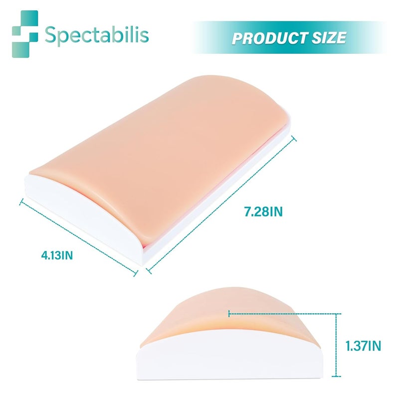 Spectabilis Advanced Version Three-Layer Silicone Skin Simulation with Realistic Texture for Suture Practice - Image 2